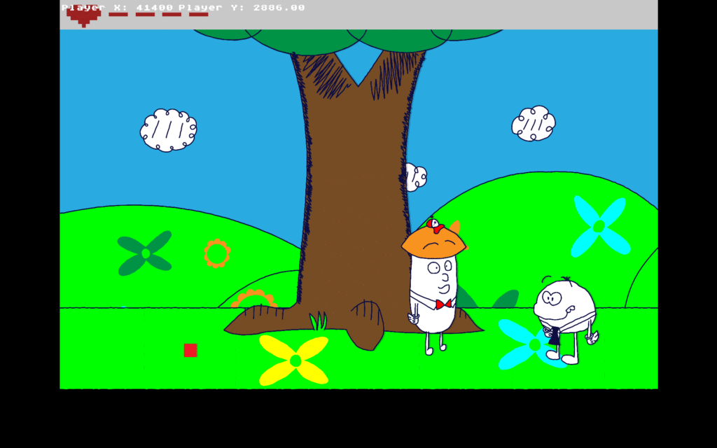 Indie Game Development Blog Randy's Crazy Mission! Tree Gameplay Screenshot